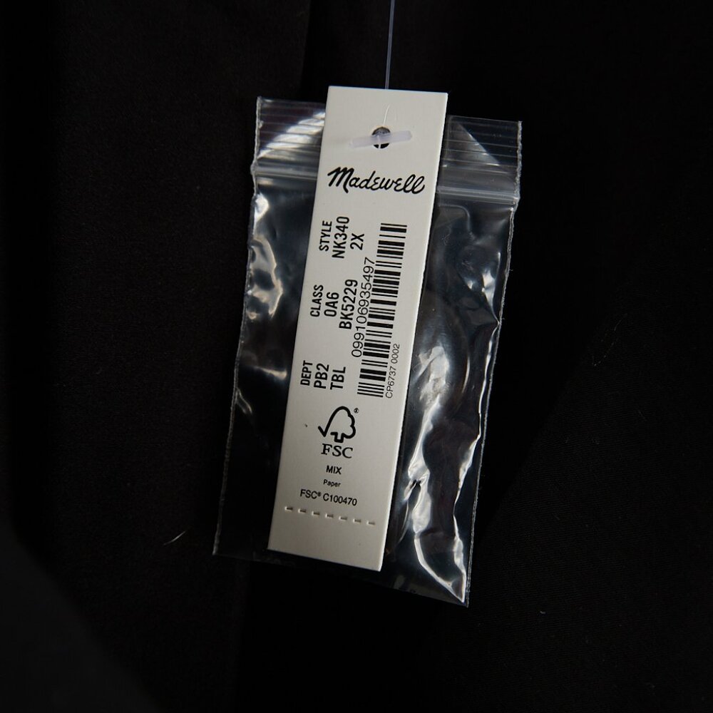 Madewell The Plus Relaxed Blazer in Softdrape Women's 2X NWT - Picture 6 of 9